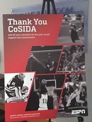 From the June 12th CoSIDA party, hosted by ESPN.